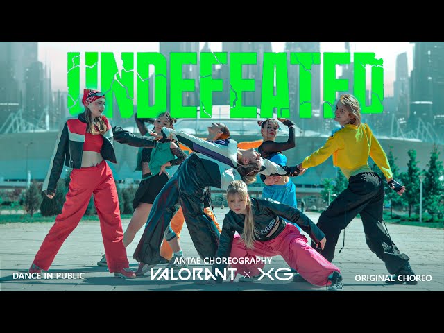 [ORIGINAL CHOREOGRAPHY] UNDEFEATED - XG & VALORANT (Dance in Public) // VCT Pacific 2024 Song class=