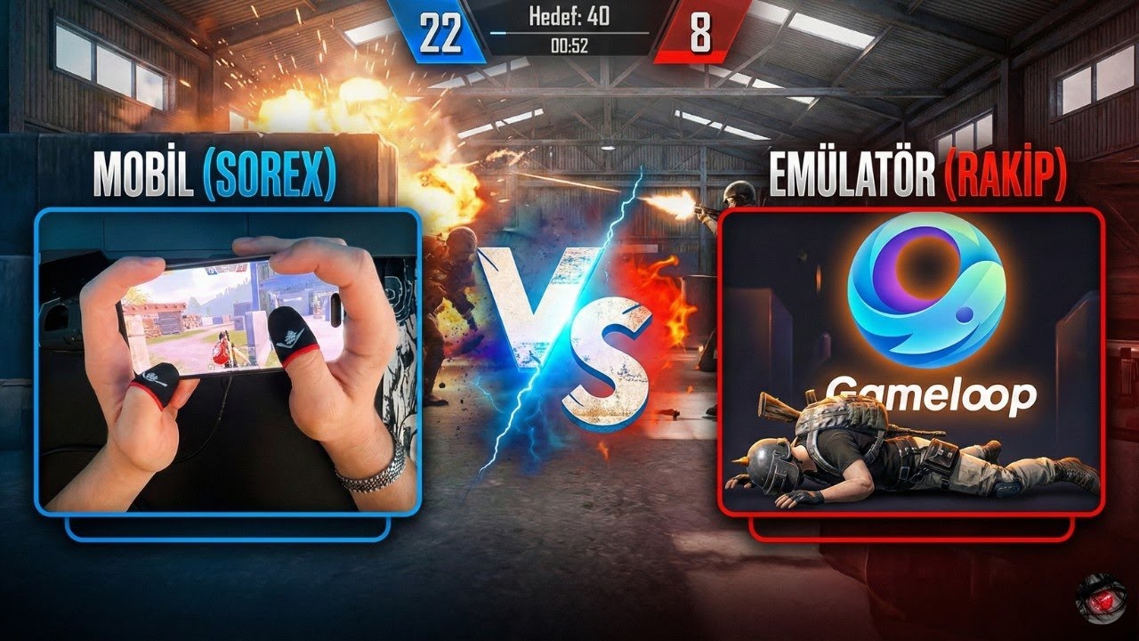 EMÜLATÖR OYUNCUSUNA HAYATI ZİNDAN ETTİM! 😱 (Mobil vs PC) HANDCAM