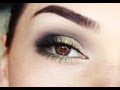 Olive Green Smokey eyes tutorial