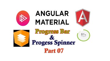 Angular 12 Material Progress bar, Angular Material progress spinner, Angular with testycodeiz
