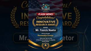 Congratulations to Dr. Francis Nuetor!
