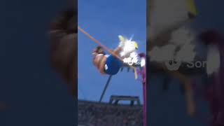 He cleared it! Just barely... 🥇 #funny #trending #shortsviral