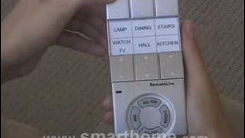 Smarthome "How To" Video Unlinking Remotelinc