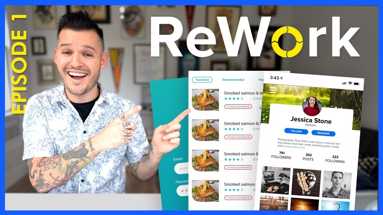 Rework Ep.1 | Recipe App & Profile Design - YouTube