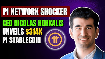 🚨 PI NETWORK CEO Nicolas Kokkalis REVEALS $314K PI STABLECOIN!