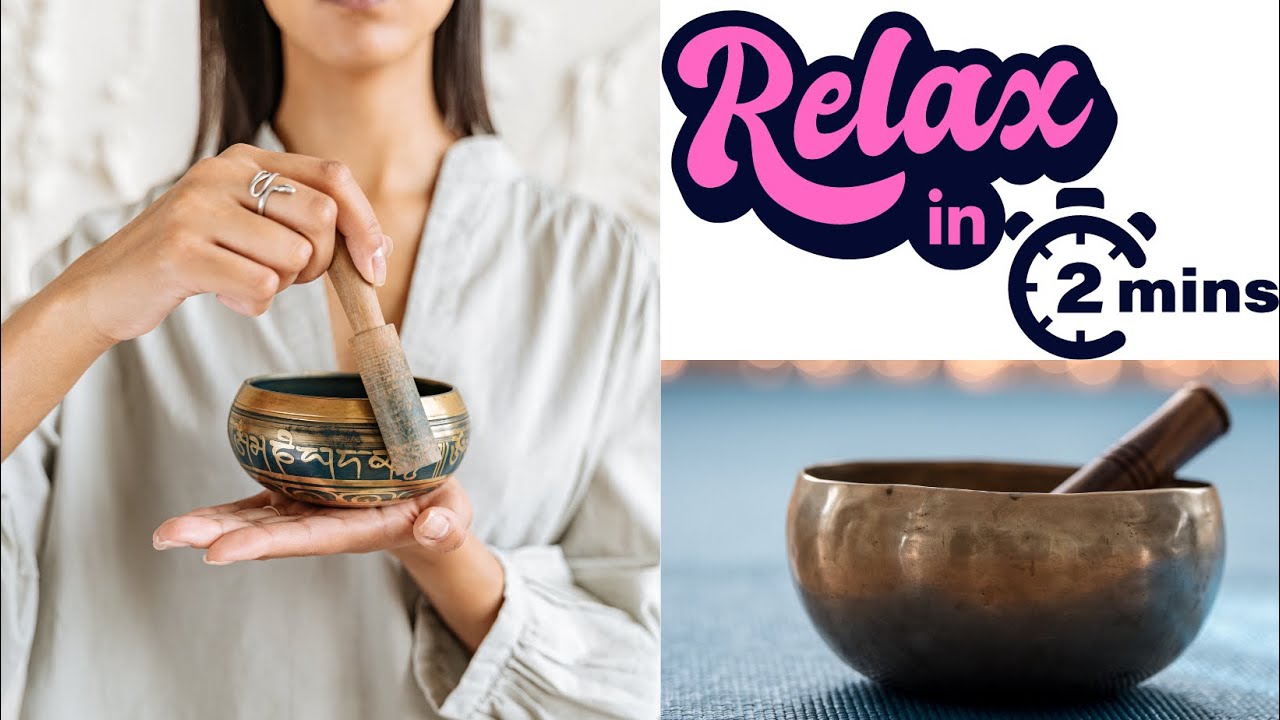 Tibetan singing bowls 2 minute meditation. Sound healing. - YouTube
