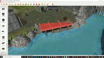 GameGuru Tutorial - Series 2 Part 12 - Making Fire and a Long Walk Off A Short Pier!