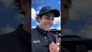 DAVID DOBRIK AT F1 MIAMI