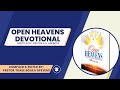 OPEN HEAVENS DEVOTIONAL - OCTOBER 11, 2024.TOPIC: COMMITTING GOD. BY PASTOR E.A. ADEBOYE.