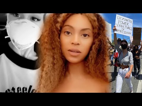 Beyonce Billie Eilish Call For Justice While Other Celebs Take To The Streets To Protest