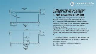 25. Measurement of Contact Voltage, Step Voltage and Potential Distribution