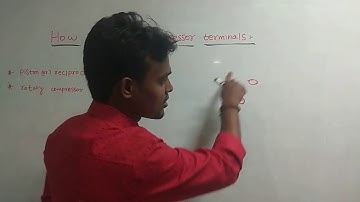 How to find start,run, common terminals of compressor  in tamil