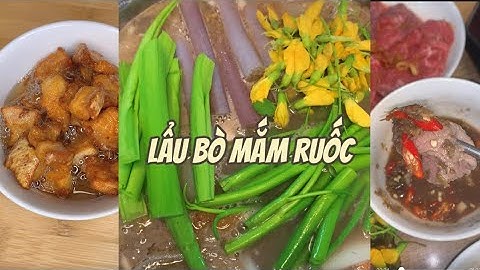 Lẩu Bò Nhúng Mắm Ruốc
