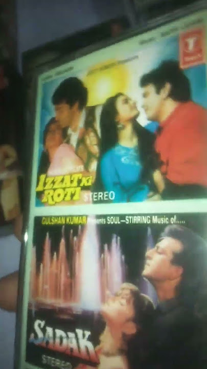 sadak and izzat ki roti audio cassette for sale only rs 300 rupees per piece