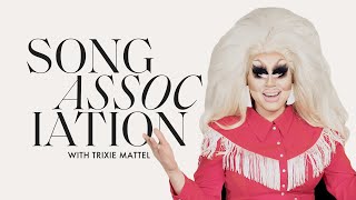 Trixie Mattel Sings Mariah Carey, RuPaul, and The Beach Boys in a Game of Song Association | ELLE screenshot 2
