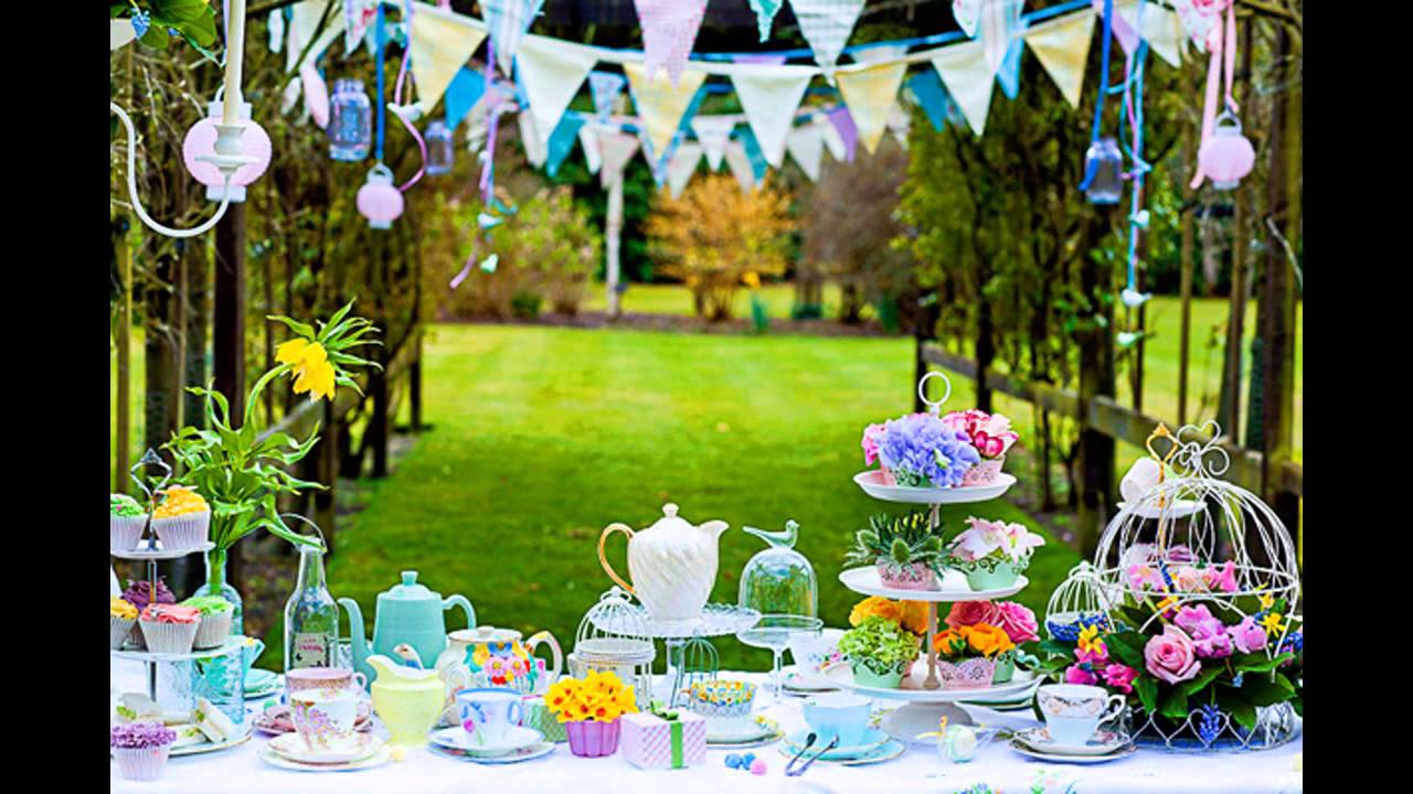 Summer Garden Party Decorations At Home Ideas YouTube