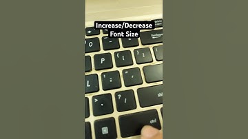 Increase / Decrease Font size in word #shorts #msword #trending