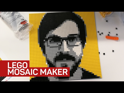 I built a Lego mosaic of my face and you can too