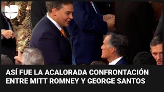 I will never shut up and go to the back of the room: Santos' message to Romney