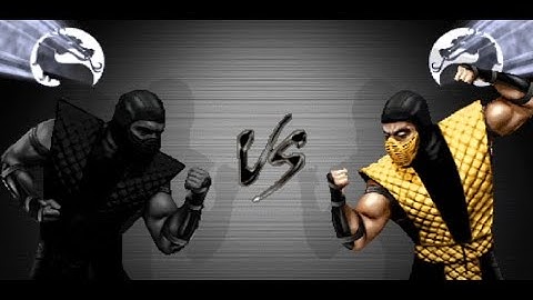 Noob-Saibot VS Scorpion ( MUGEN BATTLE MK )