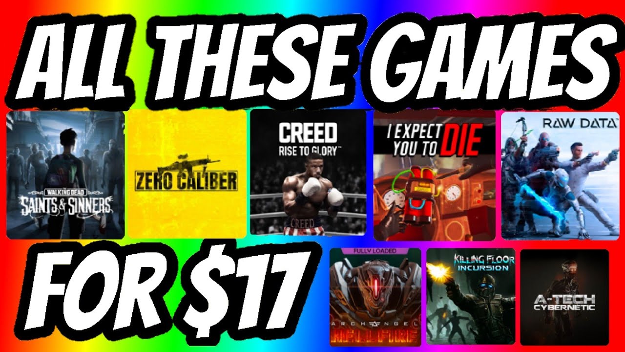 Lover og forskrifter sagde konstant VR GAMES SALE: FALL VR HUMBLE BUNDLE - $200 of Games for $17 - YouTube