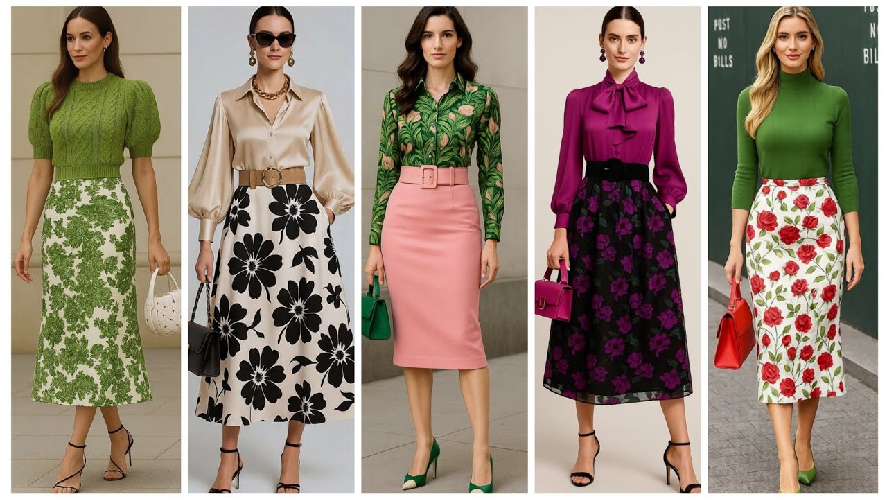 Скромные юбки для элегантных женщин | Изящные и утонченные