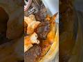 #crab #macncheese #steak #chunks #extracheese #cheesy #chowtime #rootbeer #bayarealiving #shrimp