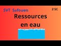 Ressource en eau carte hydrologique