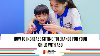 Autism Help  How to increase sitting tolerance for your child with ASD