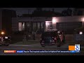 Window smashed with crowbar in Brentwood home invasion; 3 suspects at large