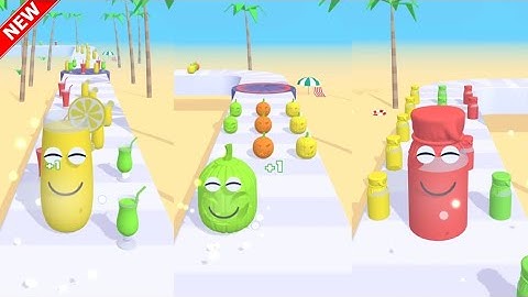 Juice Run 🧃🍹🥤 All Levels New Update GamePlay Walkthrough Android,Ios (Level 378-386)