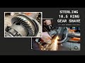 Shaving Sterling 10.5 (10.25) Ring Gear for Ballistic Fab Shave Kit on Ford Super duty Rear Axle