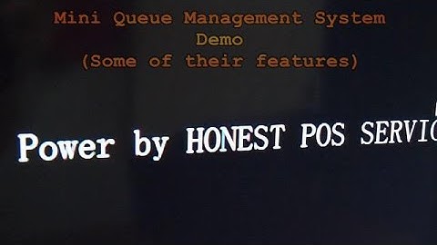 Mini Queue Management System (part 4)