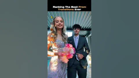 Ranking The Best Prom Transitions OAT #shortsviral