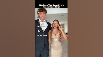 Ranking The Best Prom Transitions OAT #shortsviral