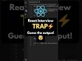 React useEffect vs useLayoutEffect Execution Order | Interview Output Question #reactjsinterview