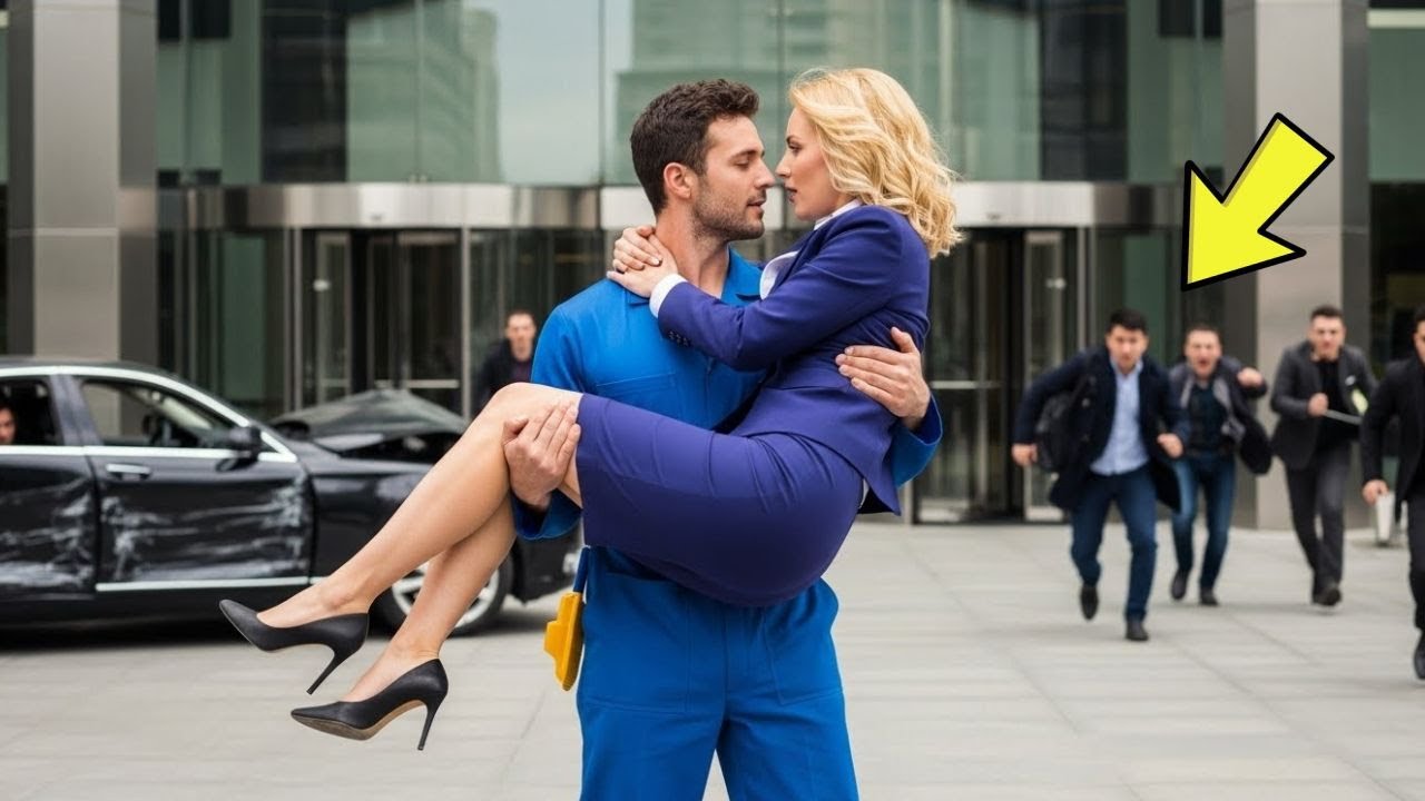 Demonstranten umzingelten das Auto der CEO, doch der Hausmeister, den sie verachtet, rettete sie…