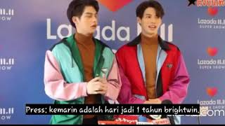 [SUB INDO] Brightwin interview before Lazada 11.11