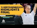 Daniil medvedev vs tim van rijthoven for the title  shertogenbosch 2022 final highlights