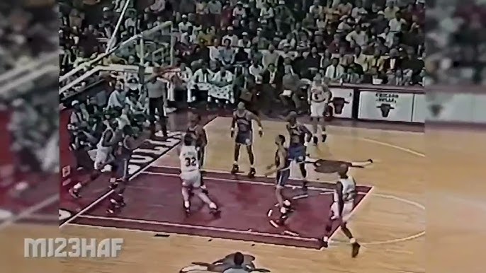 Michael Jordan's iconic turnaround fadeaway jump shot - how'd he