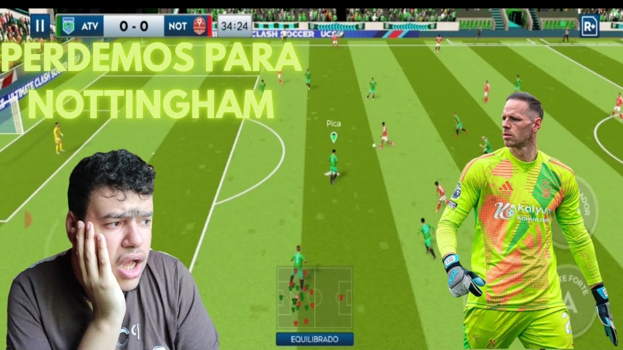enfrentei o Nottingham Forest copa global modo carreira 😱⚽ dream League soccer gameplay 