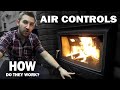 How the air supply system works on your wood burning stove How the air supply system works on your wood burning stove