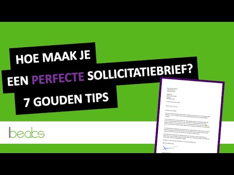 Hoe maak je een perfecte sollicitatiebrief? [7 Gouden Tips]