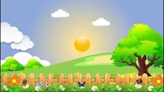 Background Animasi Pemandangan Alam, awan bergerak [2]
