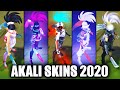 All Akali Skins Spotlight 2020 (League of Legends)