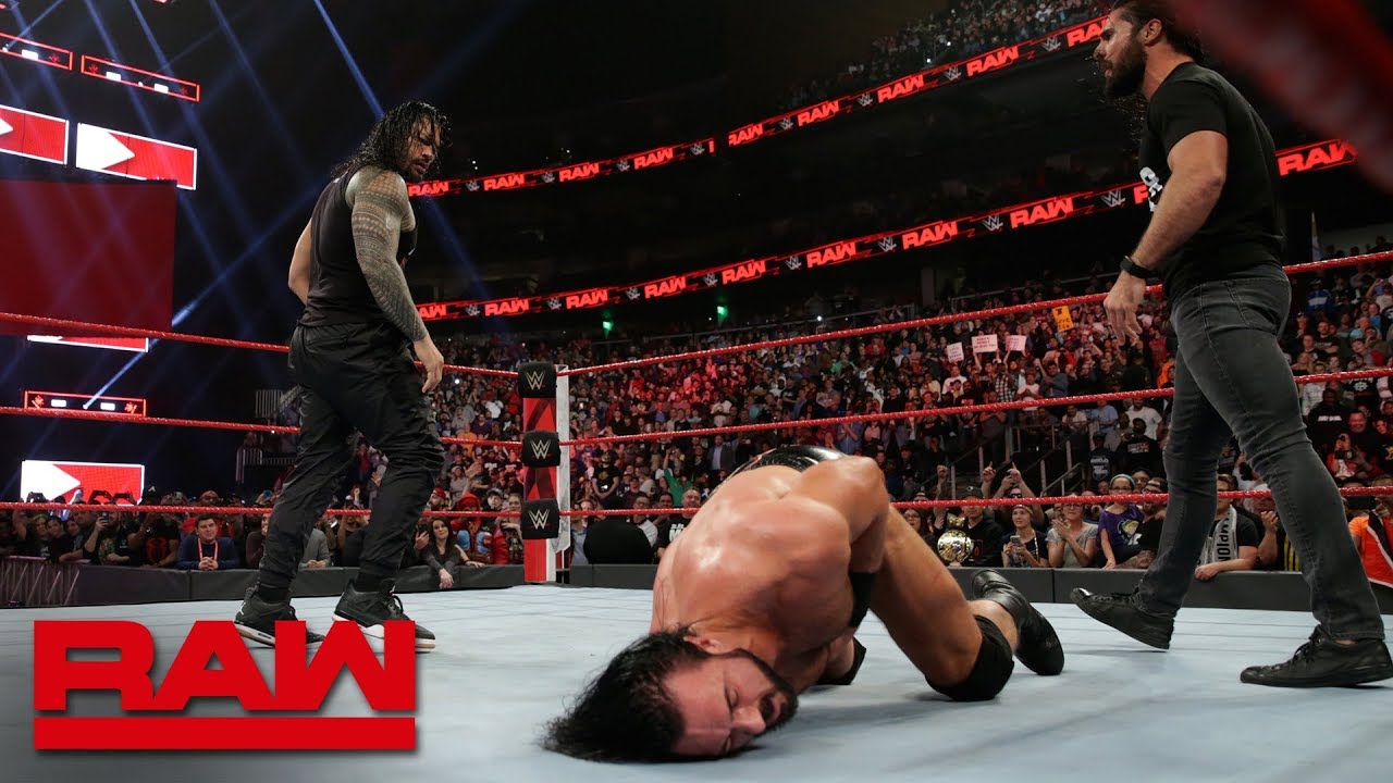 Wwe Raw Results Roman Reigns Returns And Batista Attacks Ric Flair