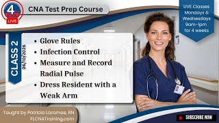 CNA Test Prep Live 2 – Infection Control, Glove Rules & Radial Pulse 🧤🩺