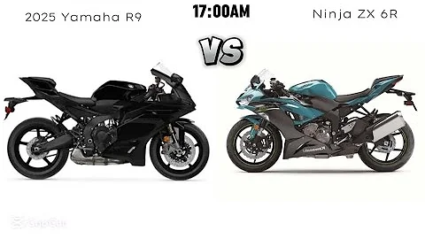 "2025 Yamaha R9 vs Kawasaki Ninja ZX-6R: The Ultimate Supersport Showdown"