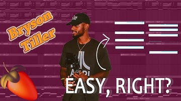 🌊HOW TO MAKE A R&B BEAT FOR BRYSON TILLER🌊 | FLSTUDIO TUTORIAL | RAGGI