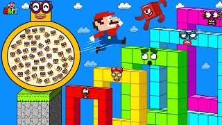 [LIVE] Pattern Palace: Can Mario Escape vs Numberblocks Pregnant mix level up maze